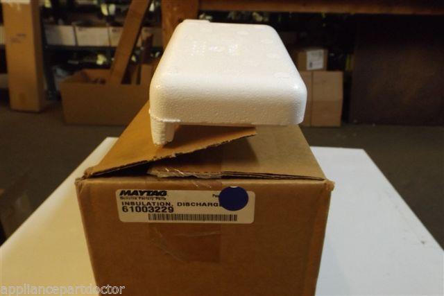 Maytag Admiral refrigerator 61003229 Insulation, Discharge (lt) NEW IN BOX Maytag Admiral refrigerator 61003229 Insulation, Discharge (lt) NEW IN BOX